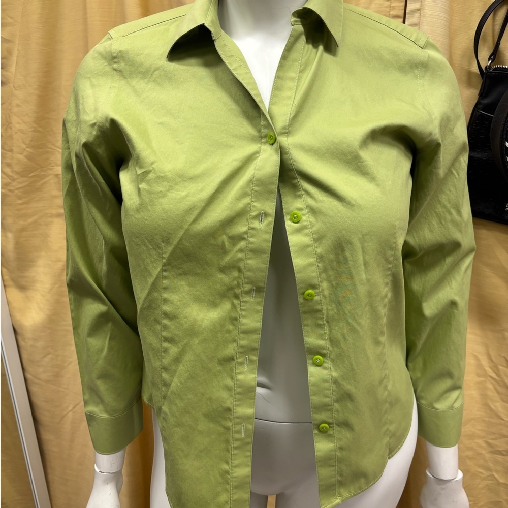 Chico's Olive‎ Green Top